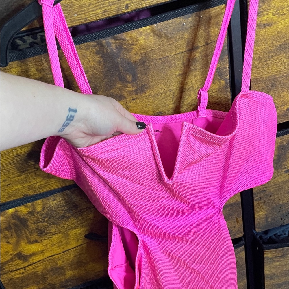 Aerie Hot Pink One Piece Swimsuit